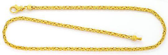 Foto 1 - Goldkette Königskette Karabiner massiv Gelbgold 14K/585, K2530