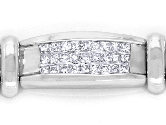 Foto 2 - Diamant-Armband, 324 Diamanten Princess Schliff Schmuck, S4431