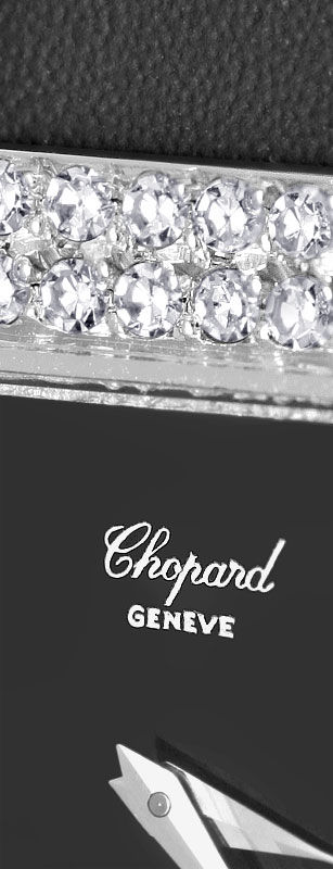 Foto 3 - Chopard Damen Uhr 1,0ct Diamanten, 18K Weißgold Topuhr, U1929