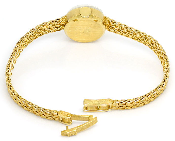 Foto 4 - Gelbgold Zentra Savoy Damen Uhr mit Glieder Armband 14K, U2361