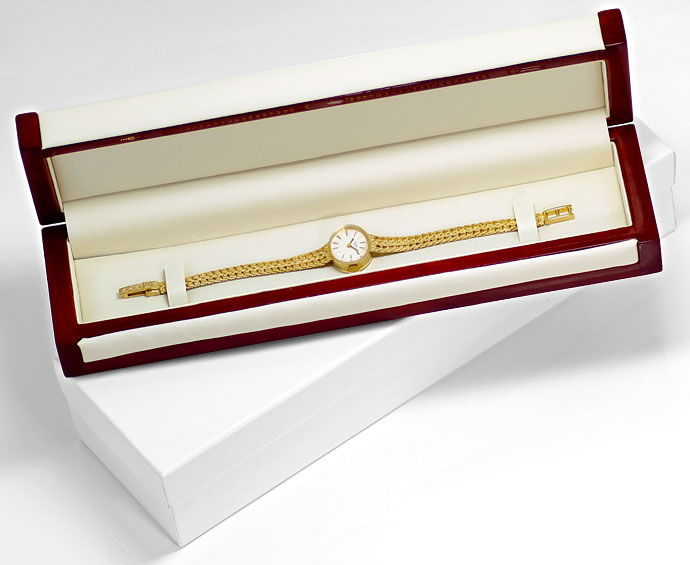 Foto 5 - Gelbgold Zentra Savoy Damen Uhr mit Glieder Armband 14K, U2361
